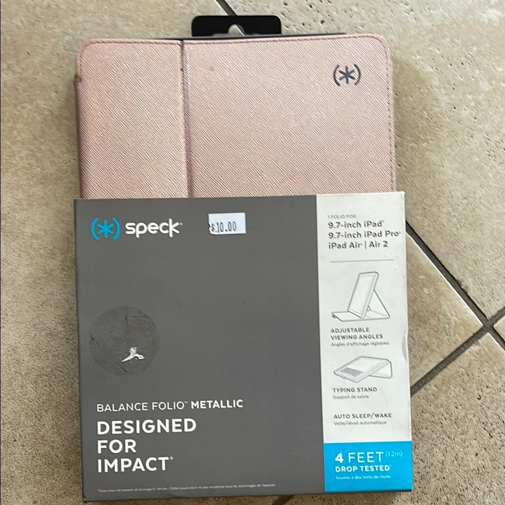 Speck Balance Folio Metallic Case for iPad - Pink